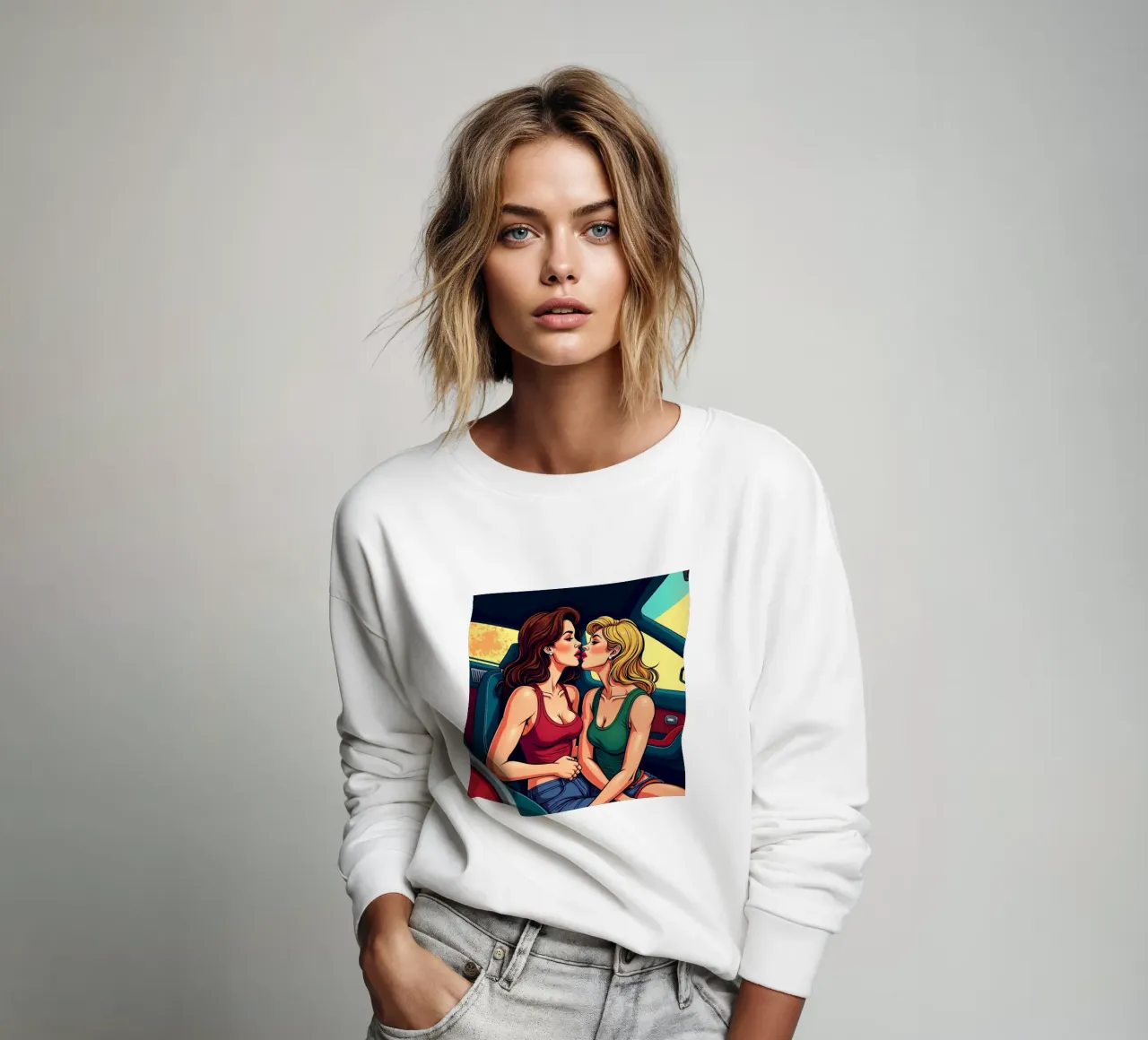 L'amore in auto felpa da CASTILO