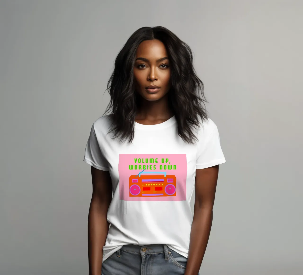 Volume up Frauen T-Shirt von Limo und Mo