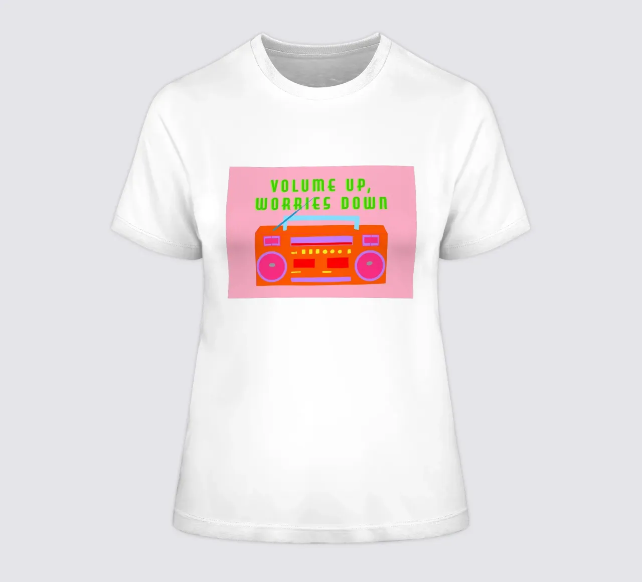 Volume up Frauen T-Shirt von Limo und Mo