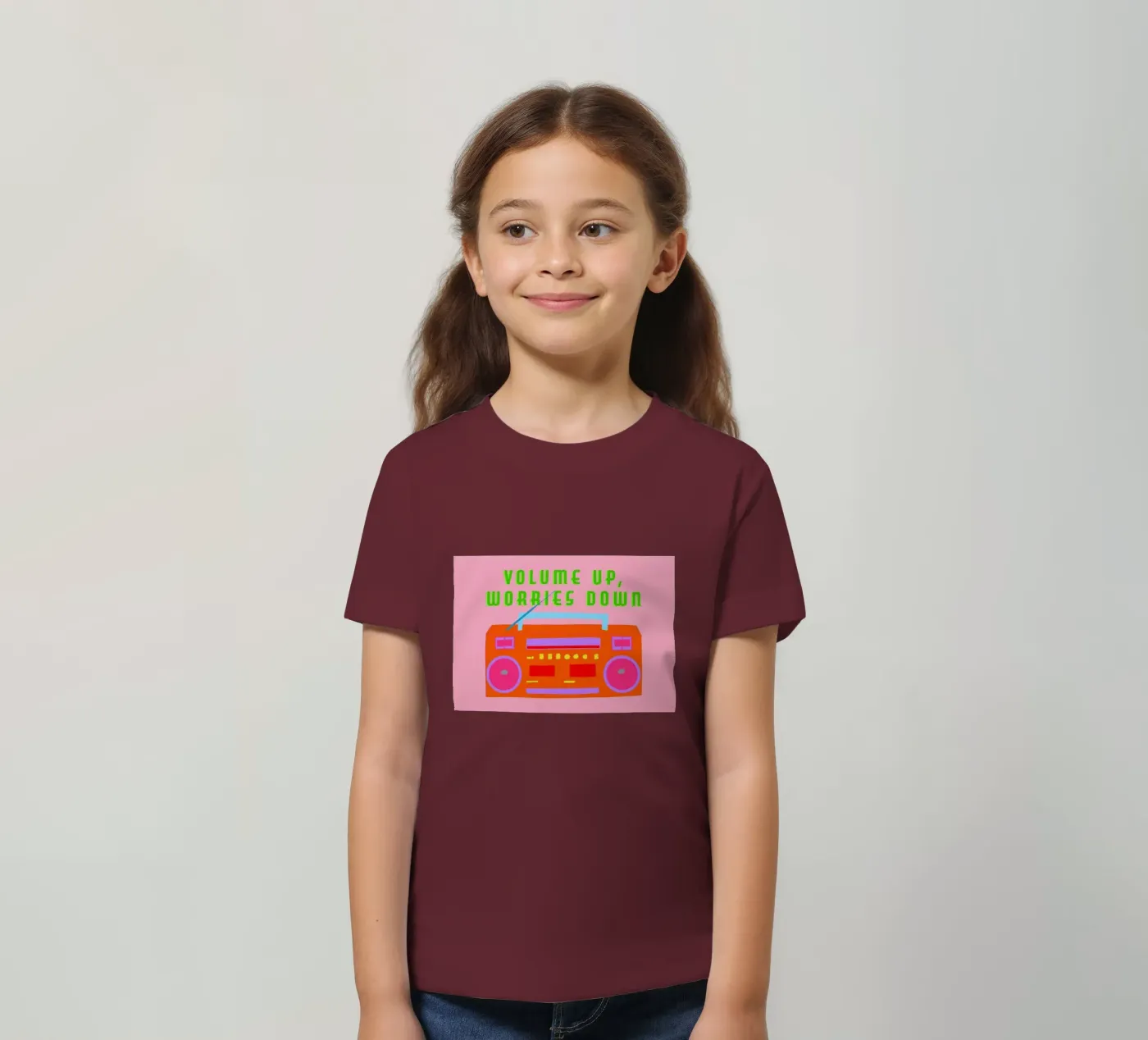 Volume up t-shirt bambini da Limo und Mo