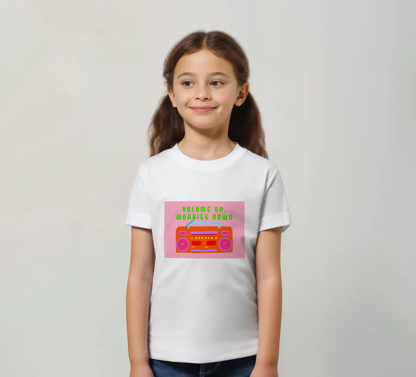 Volume up t-shirt bambini da Limo und Mo