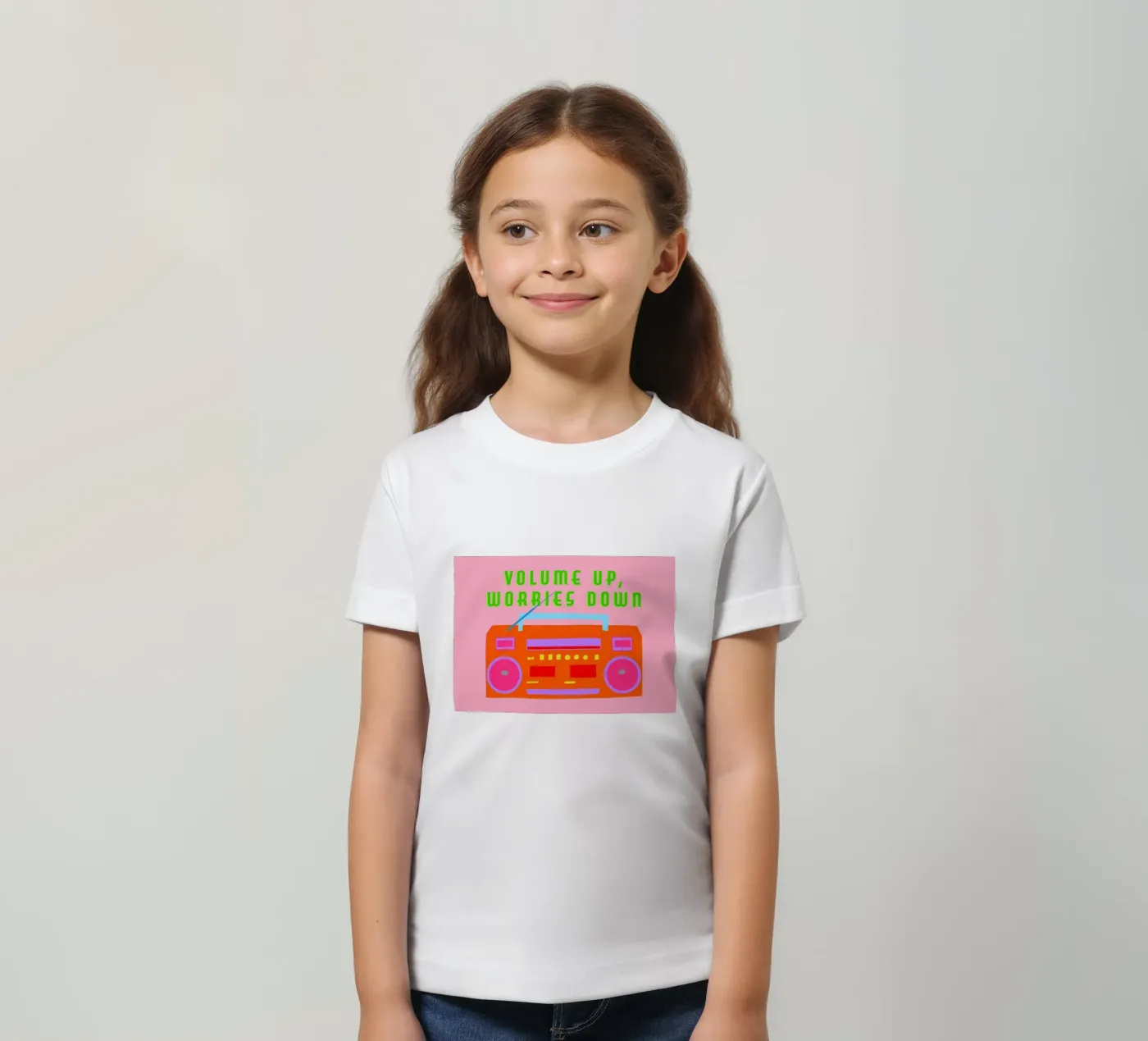 Volume up t-shirt bambini da Limo und Mo