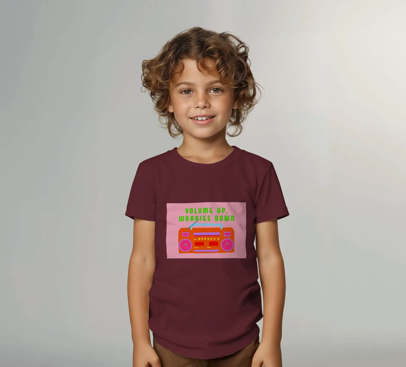 Volume up t-shirt bambini da Limo und Mo