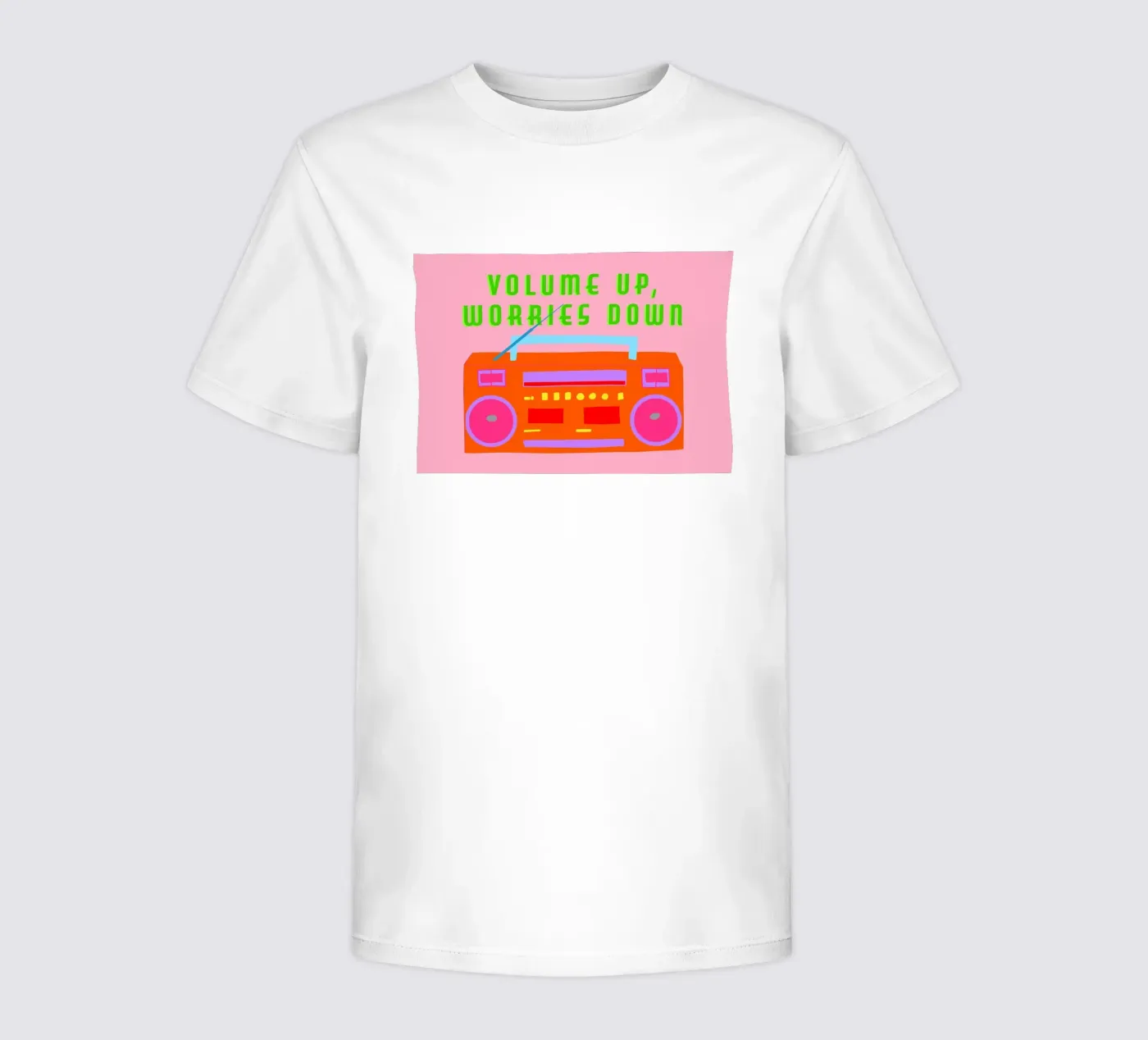 Volume up t-shirt bambini da Limo und Mo