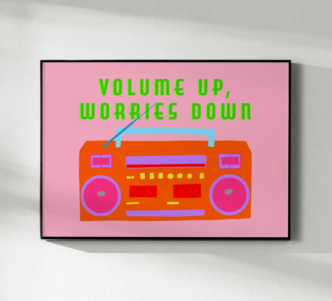 Volume up acryl van Limo und Mo