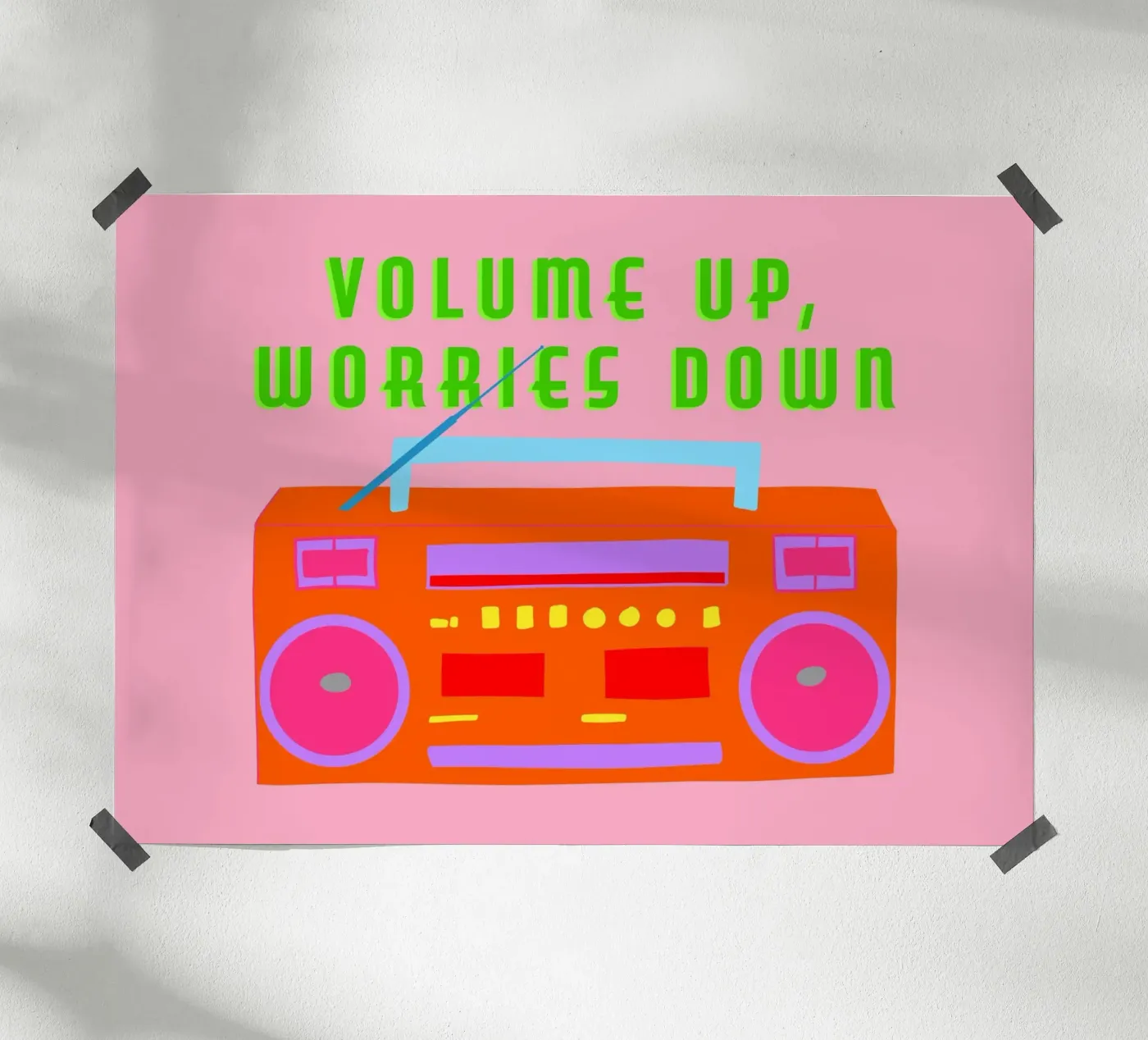 Volume up poster van Limo und Mo