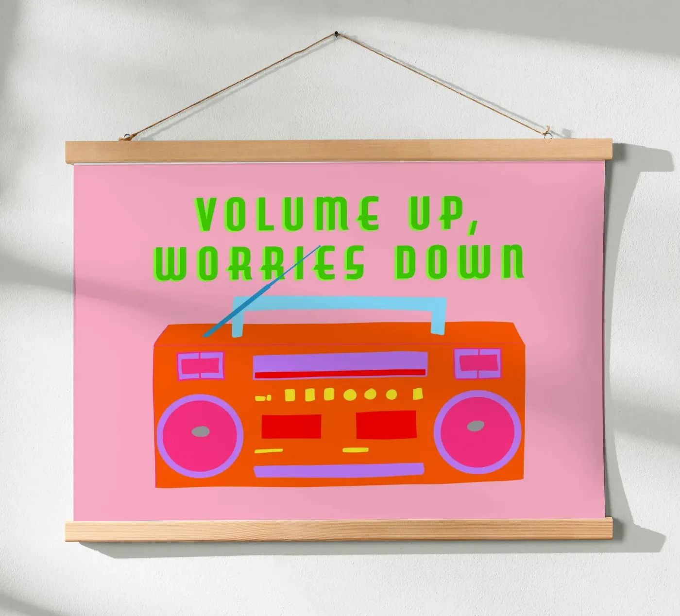 Volume up poster van Limo und Mo