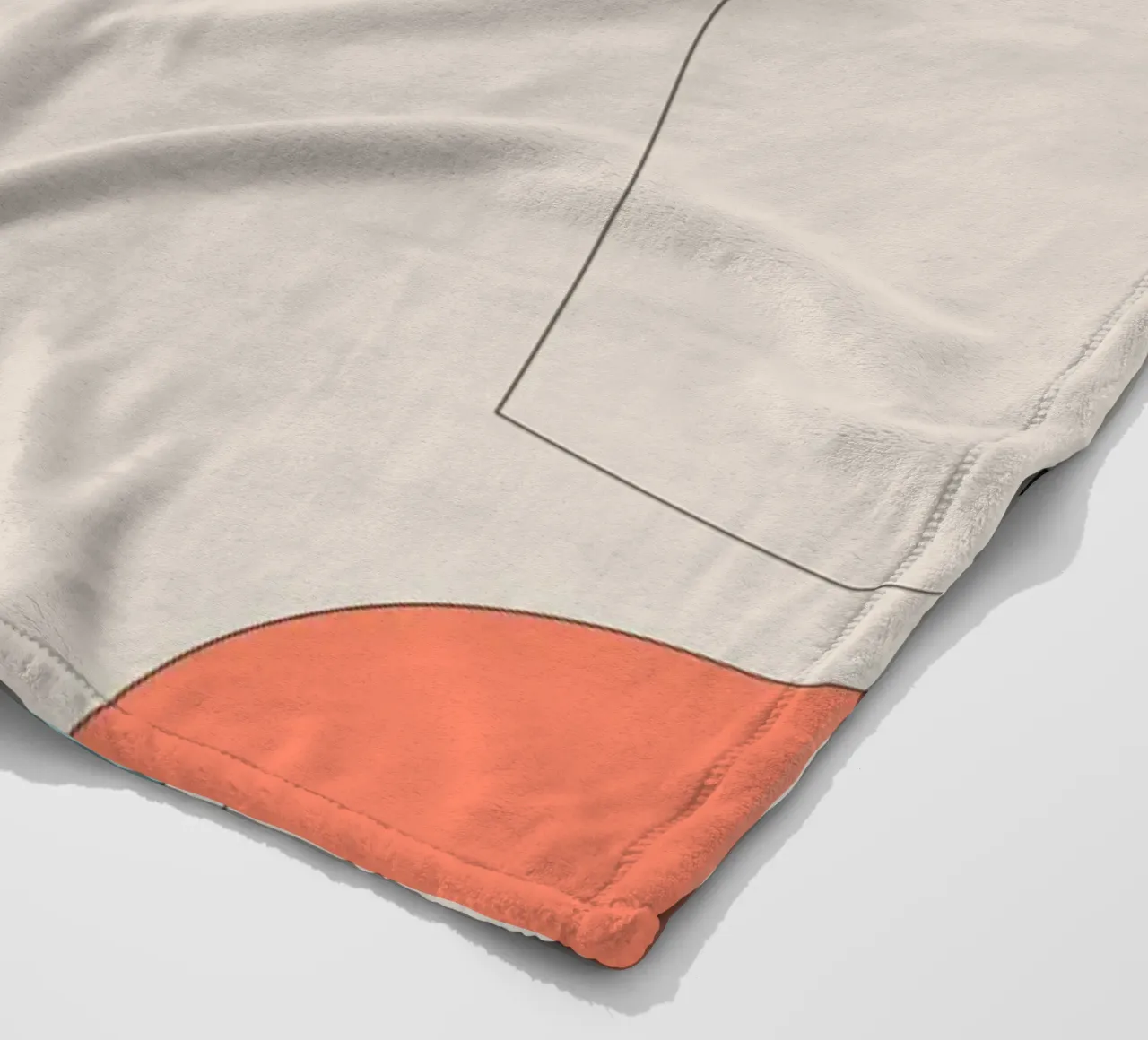 Geometria minimalista 11 coperta in pile da Gaite