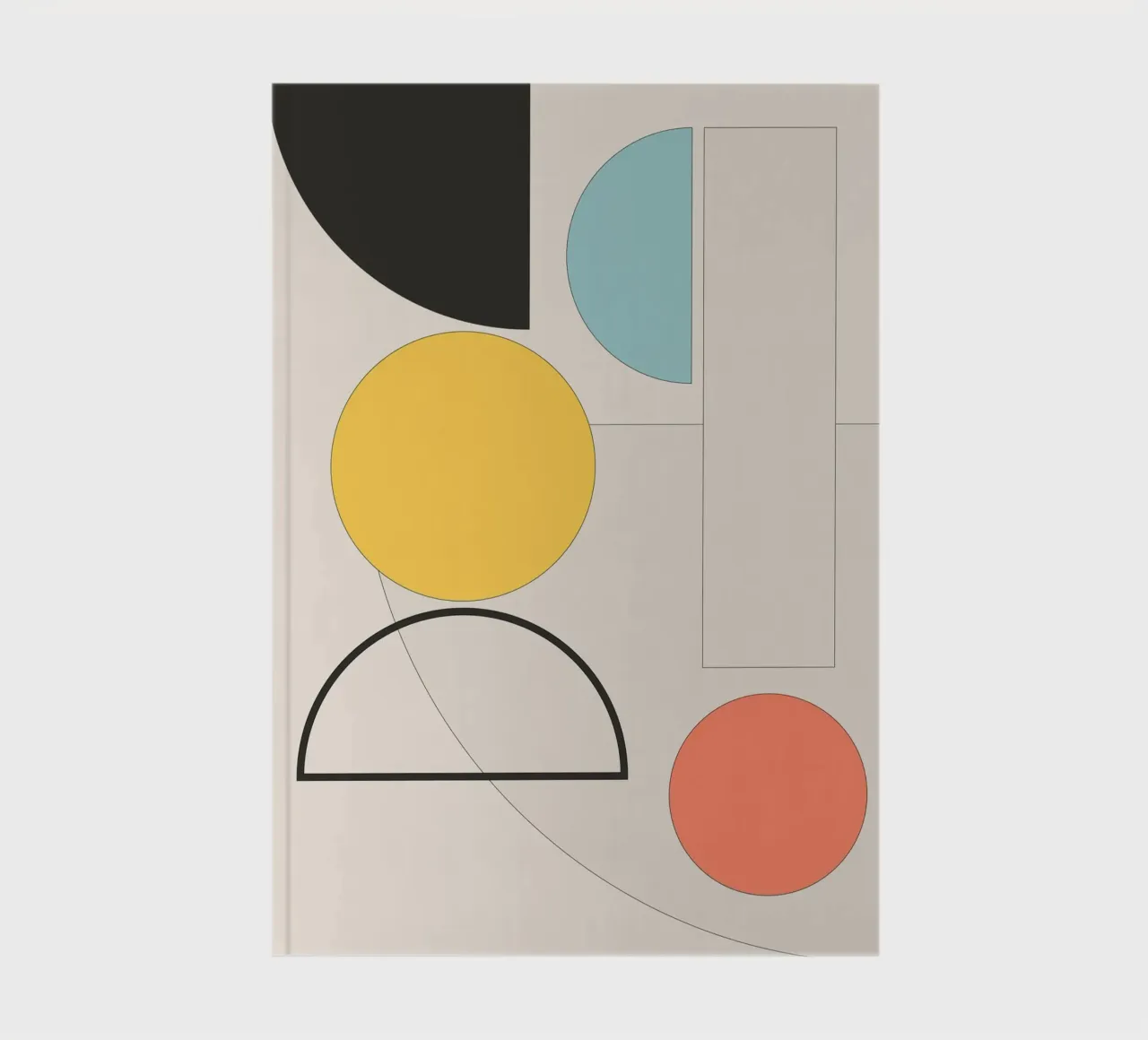 Minimalist Geometry 11 notebook by Gaite