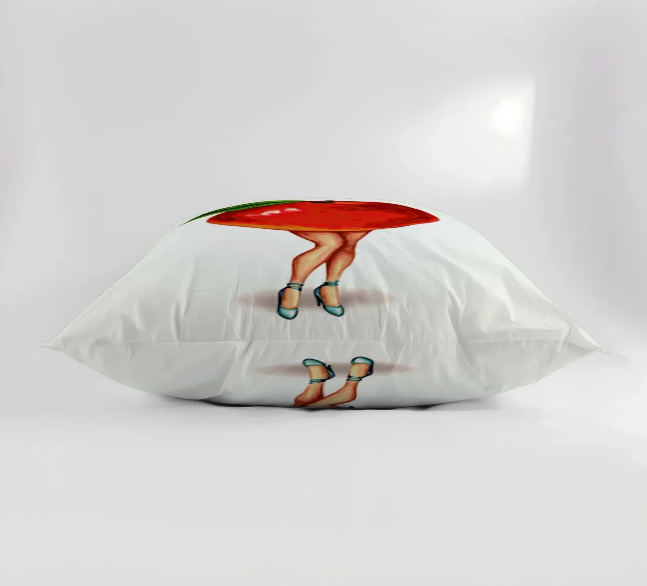 Fruit Girls Apple decorative cushion by Kelly Gilleran