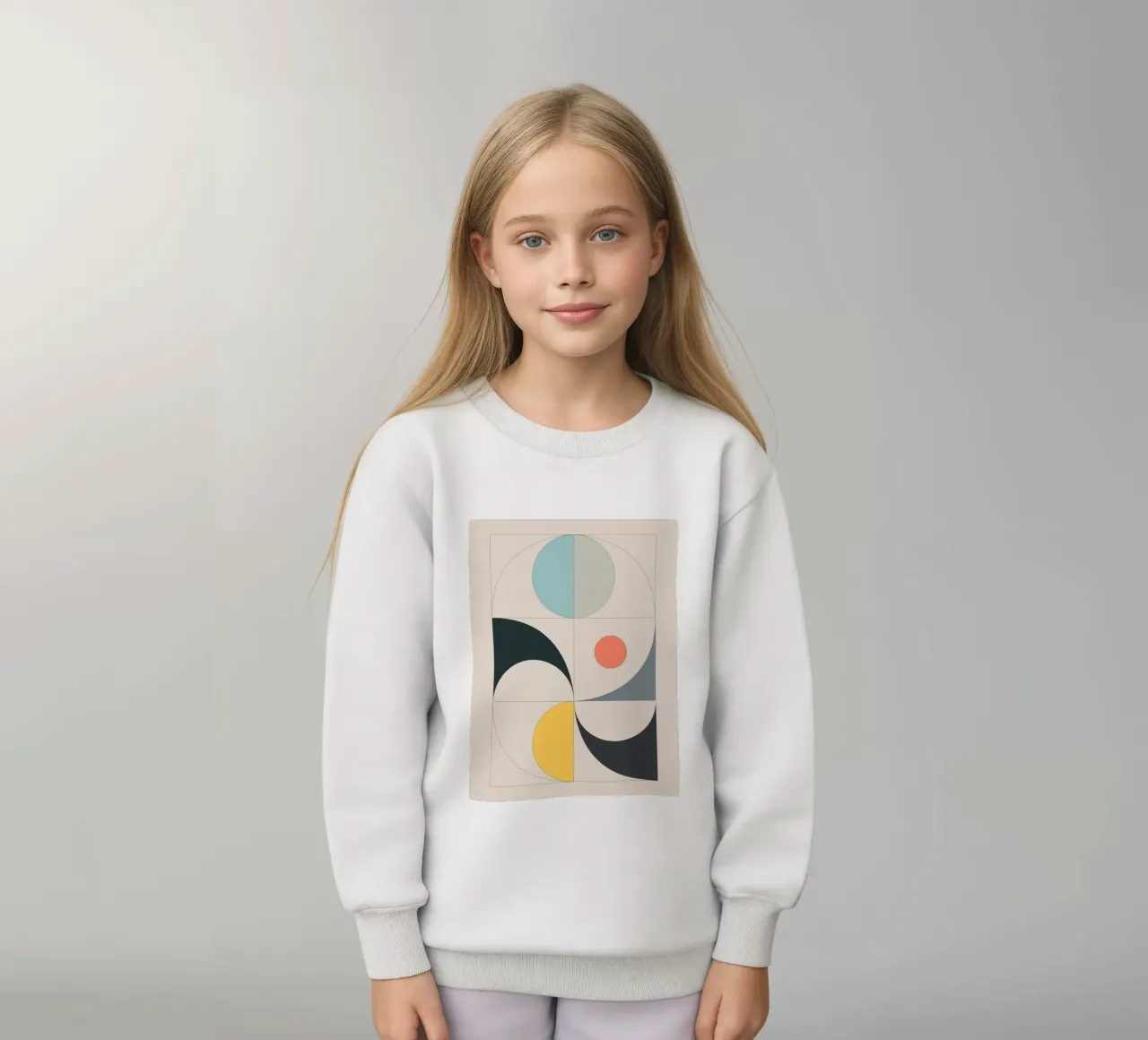 Geometria minimalista 16 felpa bambino da Gaite