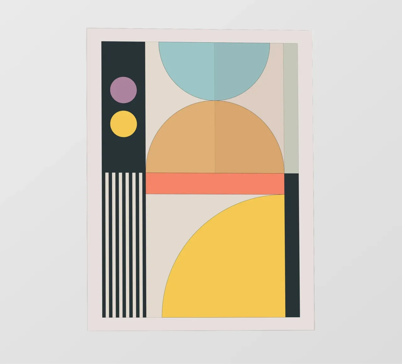 Geometria minimalista 17 telo in pvc da Gaite