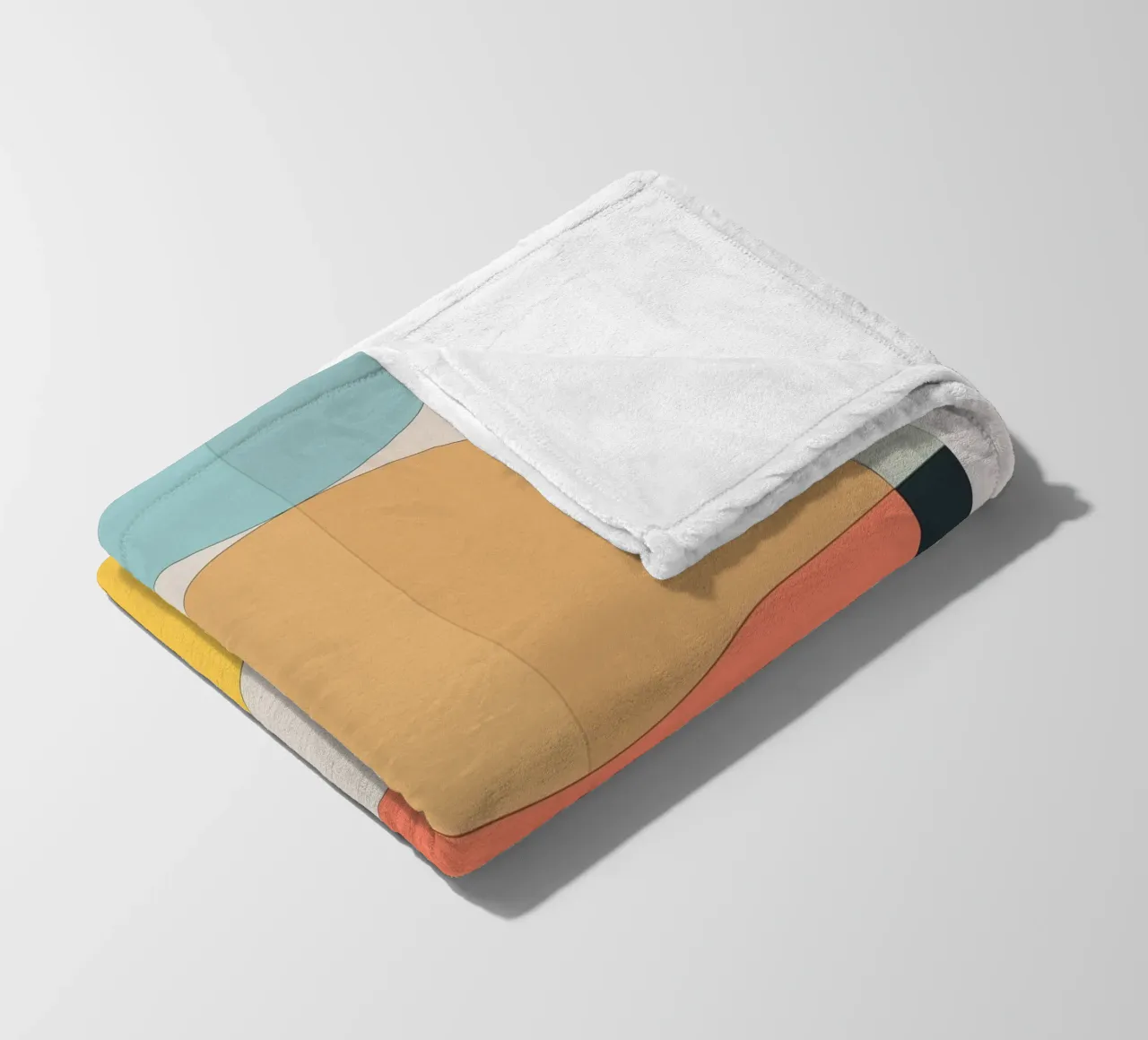 Geometria minimalista 17 coperta in pile da Gaite