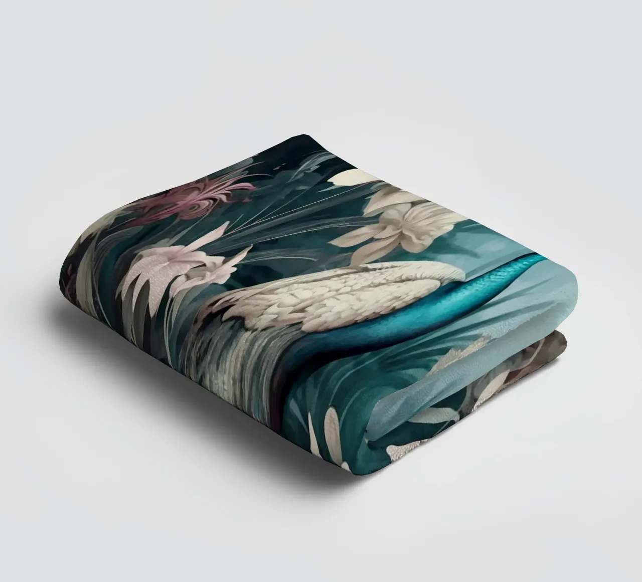 Pauwen Mystiek Jungle Paradijs badhanddoek van Andrea Haase Vintage World