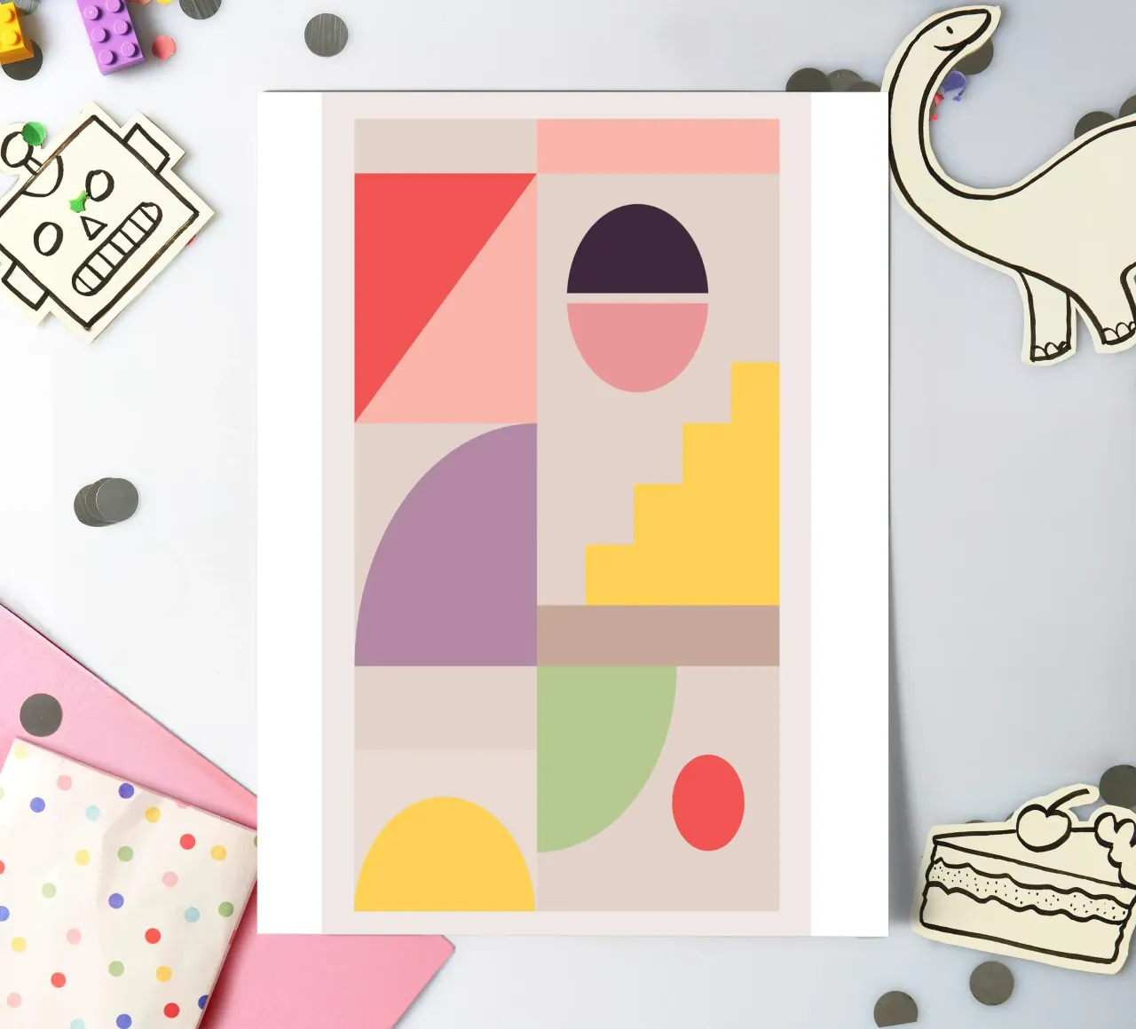 Minimalist Geometry 20 sticker sheet by Gaite