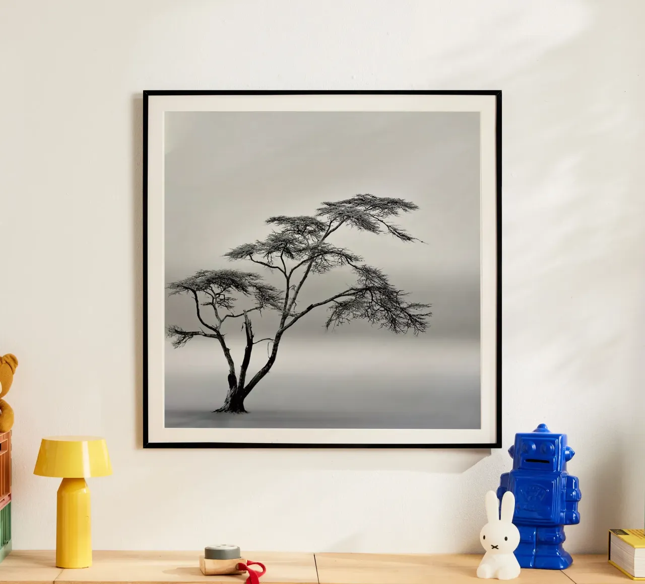 A Very Long Story - Piet Flour poster con telaio in alluminio da Pictufy