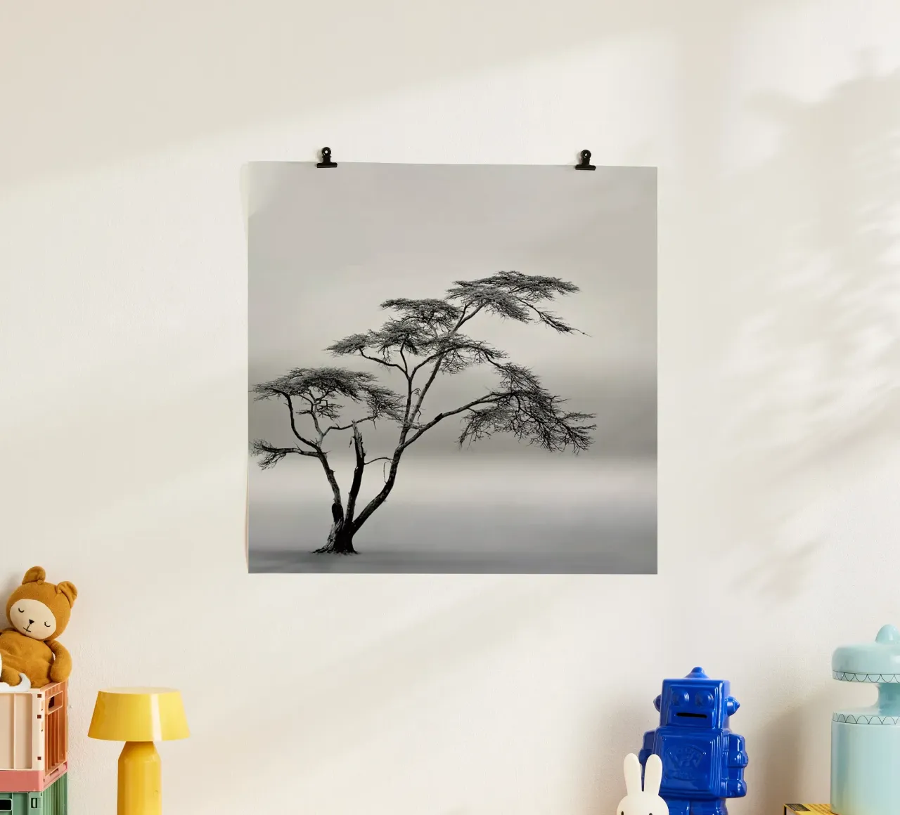 A Very Long Story - Piet Flour poster con telaio in alluminio da Pictufy