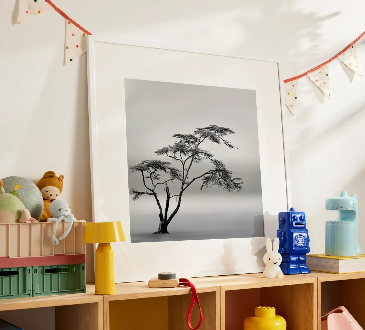 A Very Long Story - Piet Flour poster con telaio in alluminio da Pictufy