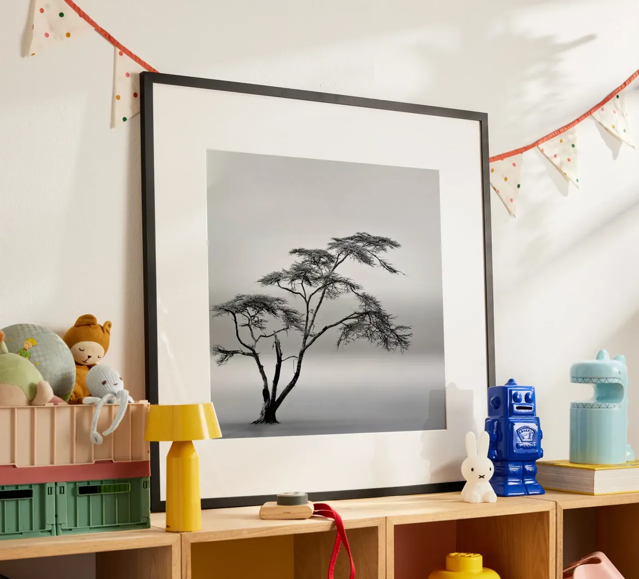 A Very Long Story - Piet Flour poster con telaio in alluminio da Pictufy
