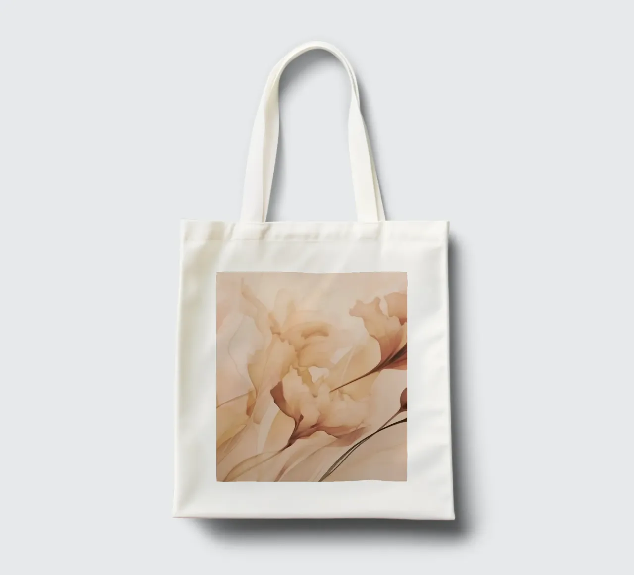 Ethereal Blooming Fantasies Peach tote bag by Andrea Haase Floral Passion