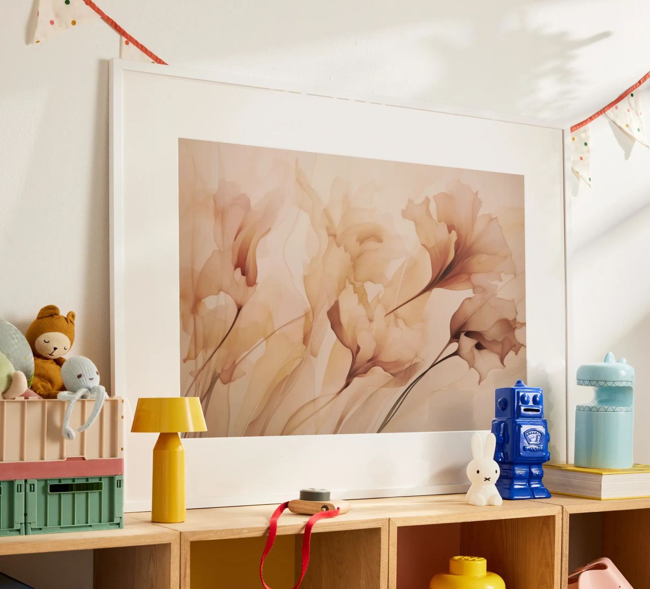 Ethereal Blooming Fantasies Peach poster by Andrea Haase Floral Passion