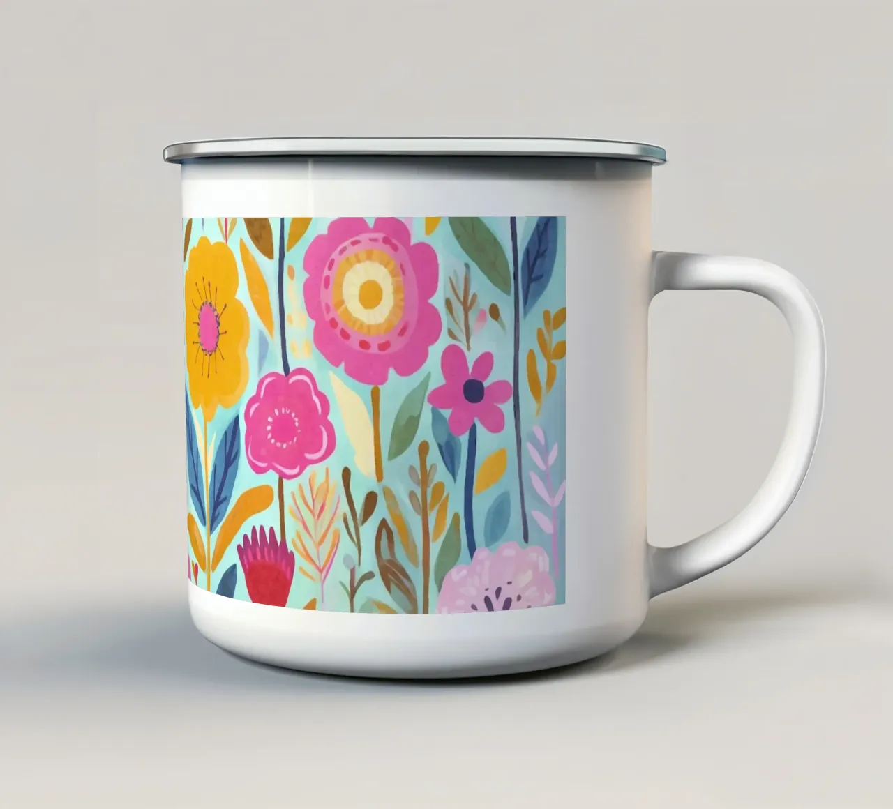 Prato estivo groovy tazza in smalto da Andrea Haase Modern Home