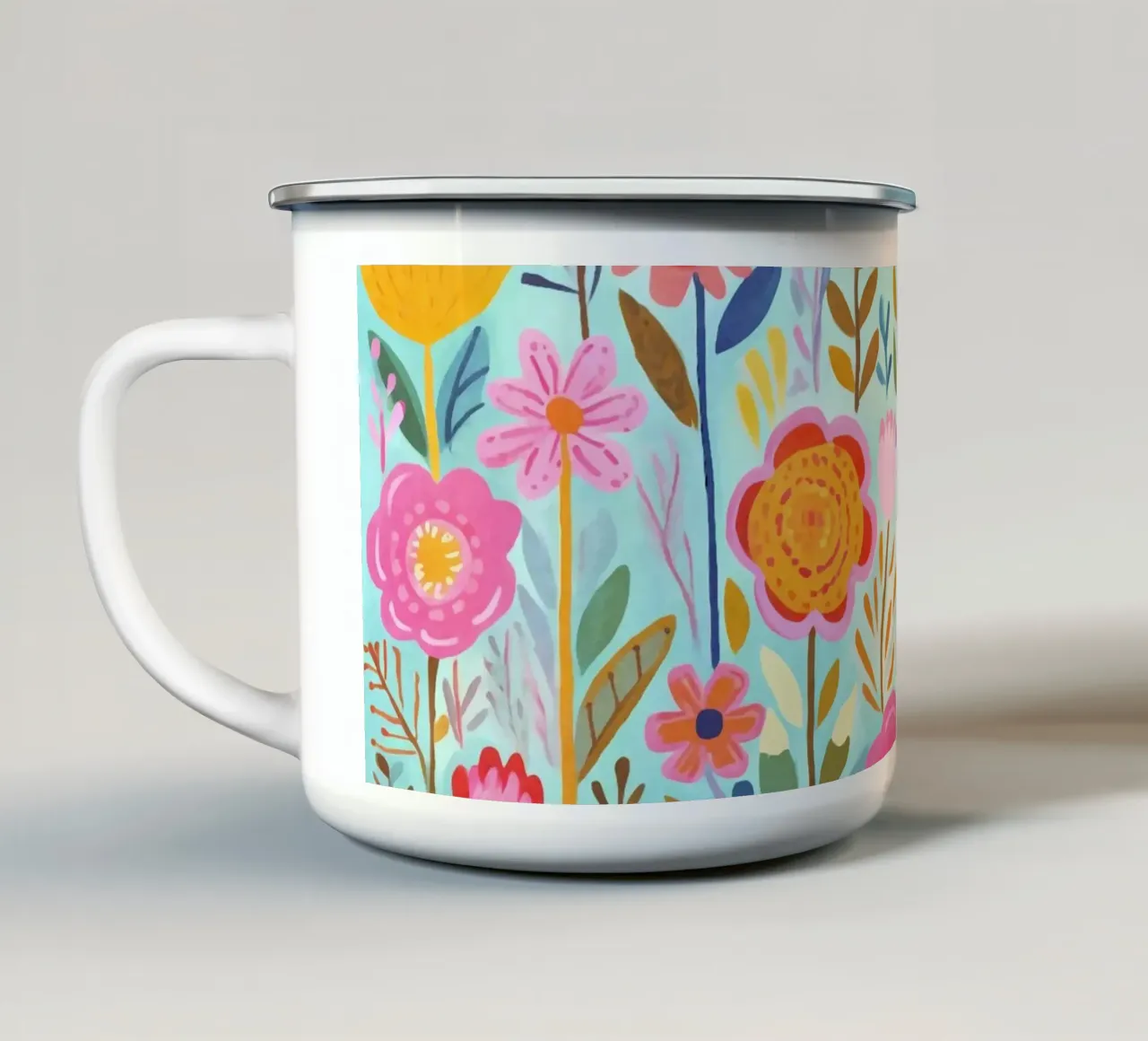 Prato estivo groovy tazza in smalto da Andrea Haase Modern Home