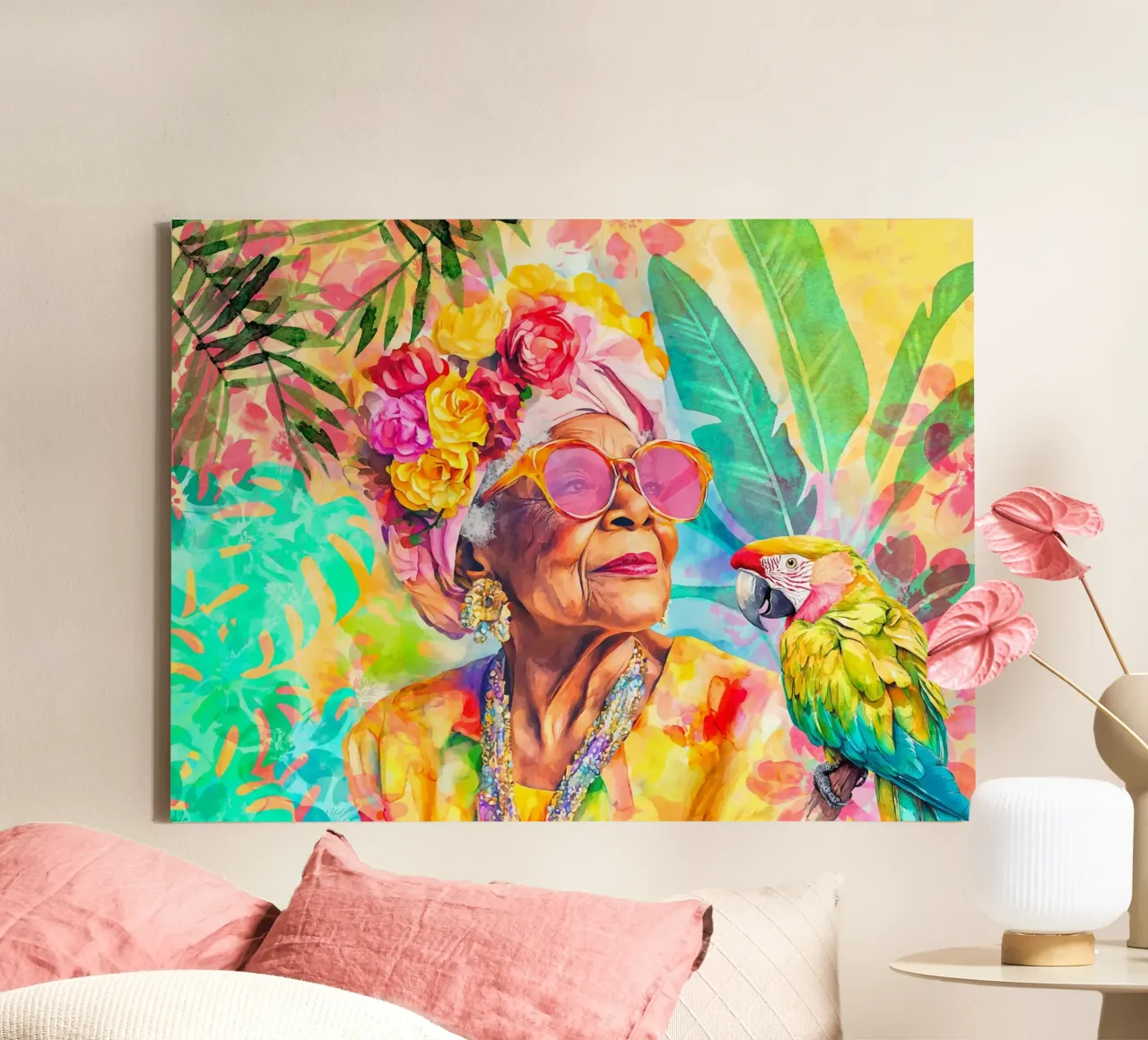 Portrait Style Without Limits canvas with Floater frame by Andrea Haase Modern Home