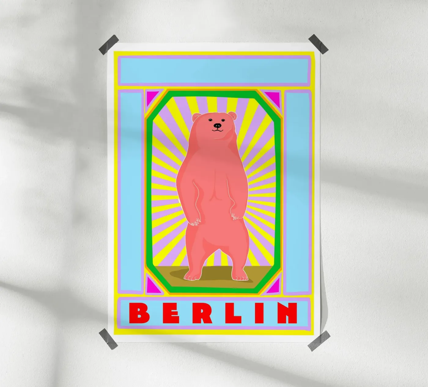 Berlin poster van Limo und Mo