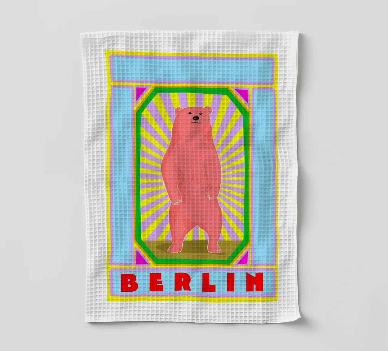Berlin theedoek van Limo und Mo