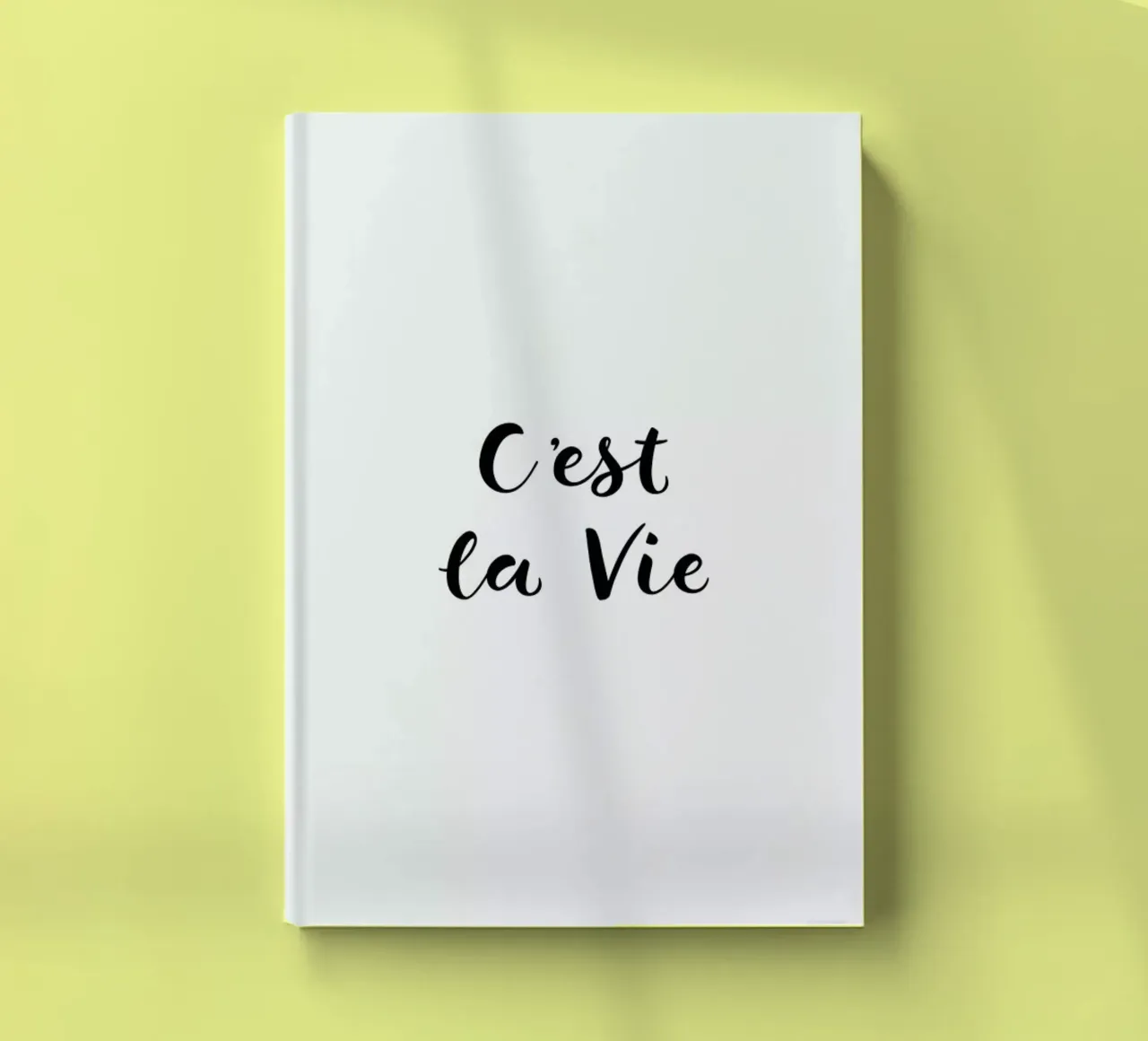 C'est la Vie notebook by typed