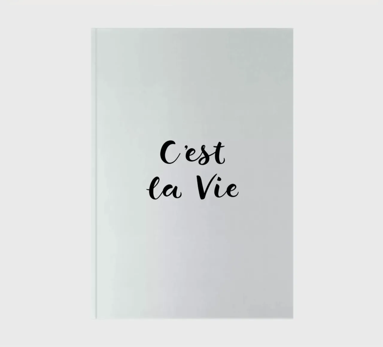 C'est la Vie notebook by typed