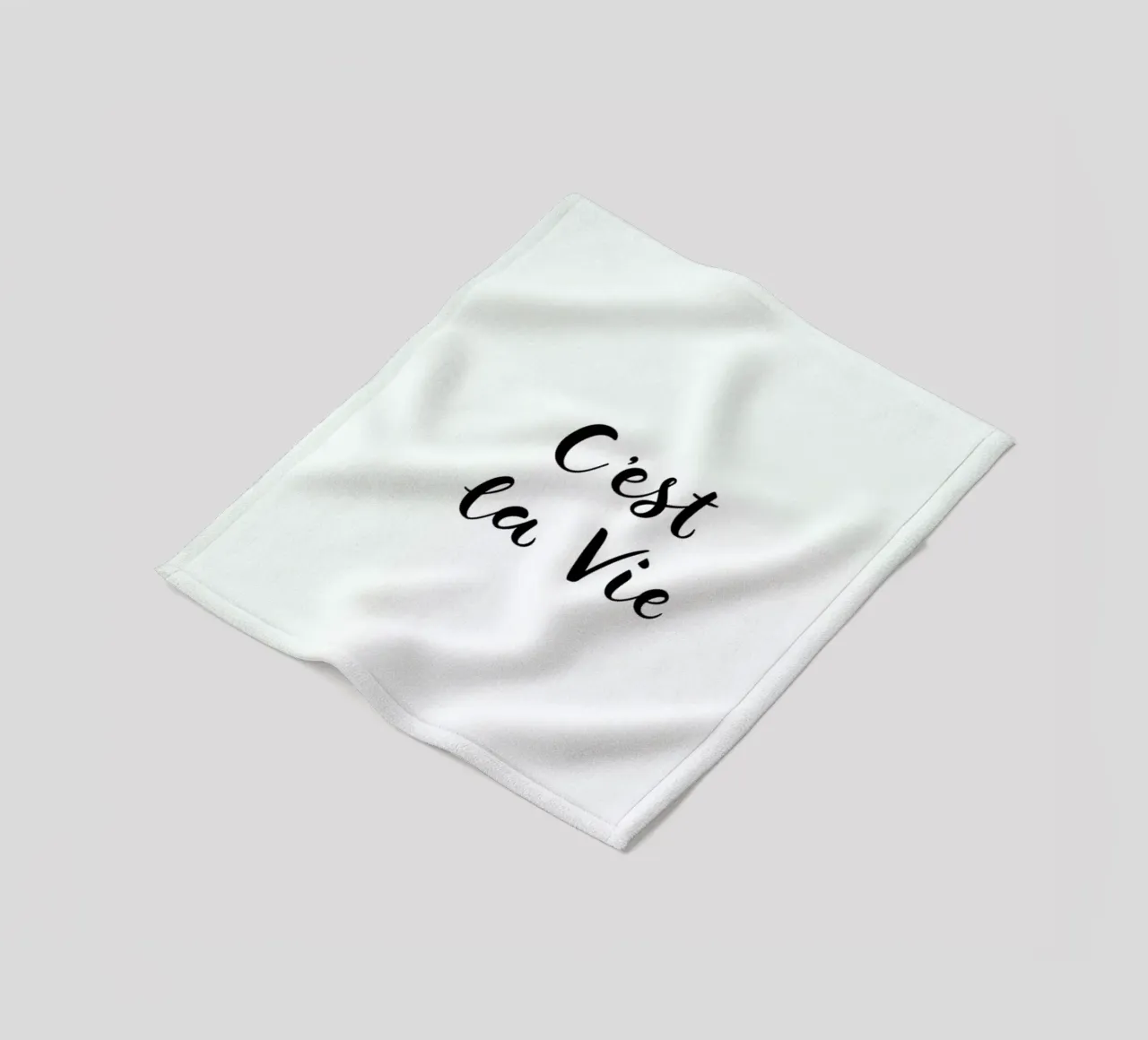 C'est la Vie coperta in pile da typed