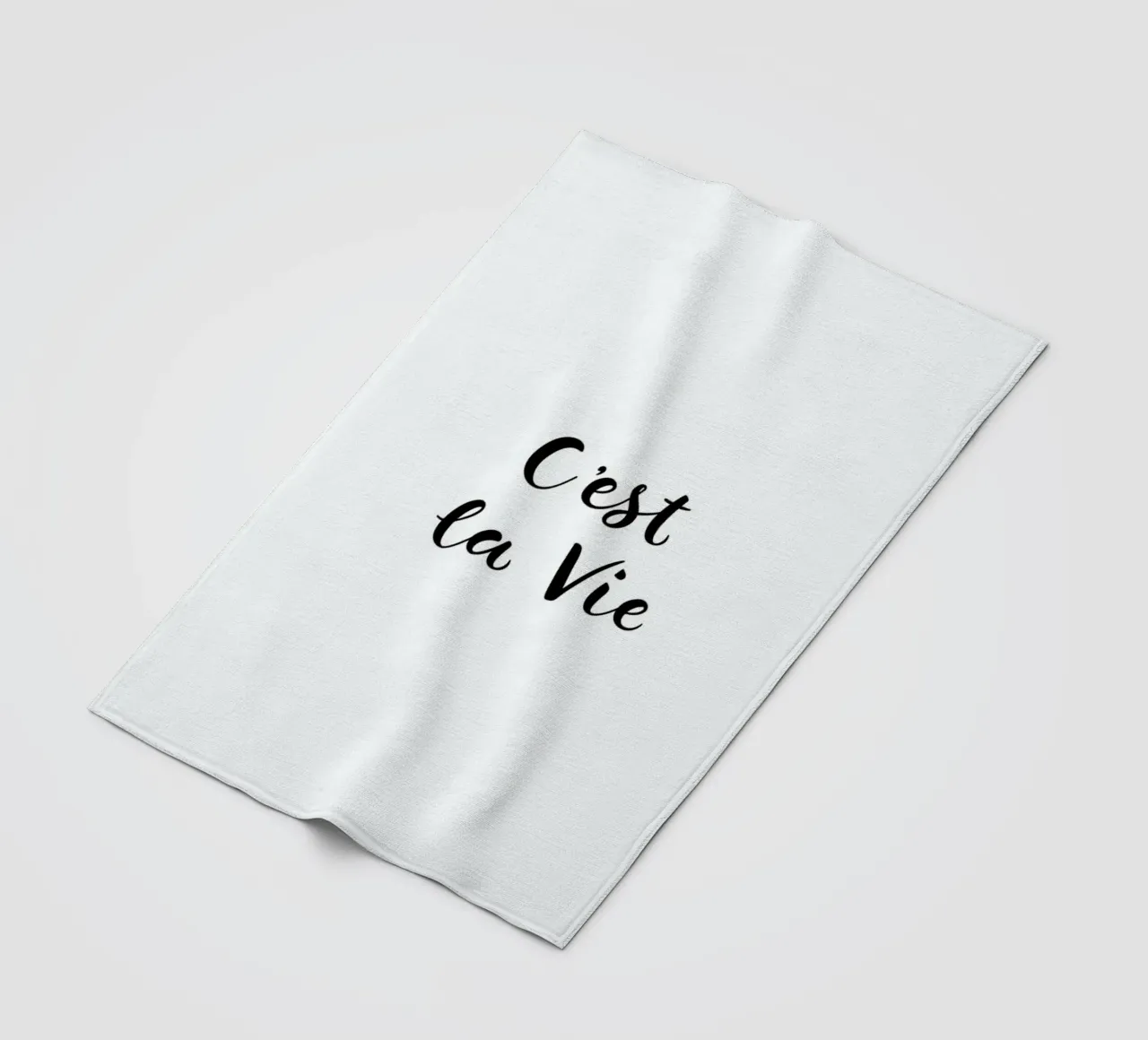C'est la Vie coperta in pile da typed