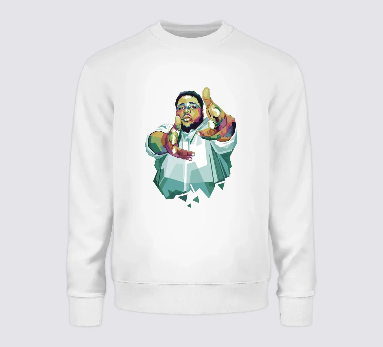 Rod Wave WPAP fanart felpa da Alkahfsmart