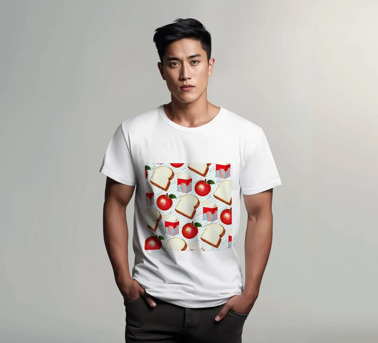 Lunch Patterns Lunch Ruled t-shirt da Kelly Gilleran