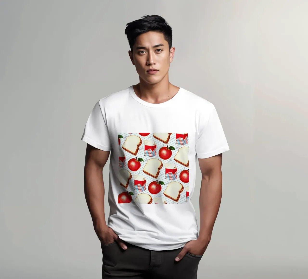 Lunch Patterns Lunch Ruled T-Shirt von Kelly Gilleran
