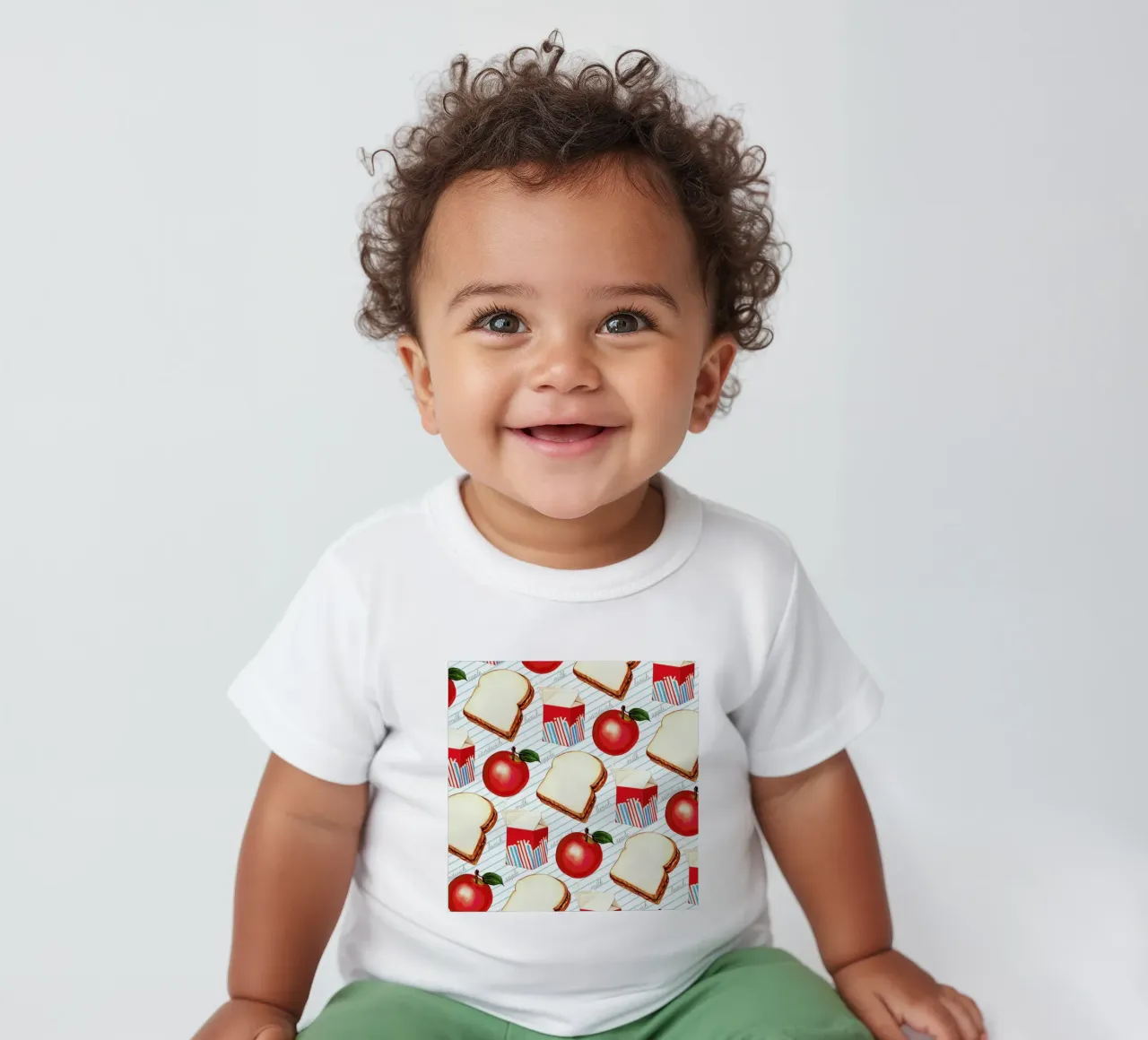 Lunch Patterns Lunch Ruled camiseta de bebé de Kelly Gilleran