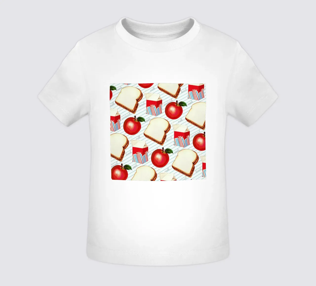 Lunch Patterns Lunch Ruled camiseta de bebé de Kelly Gilleran