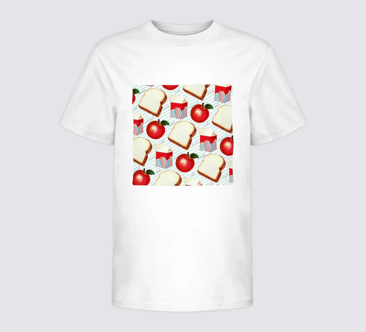 Lunch Patterns Lunch Ruled t-shirt bambini da Kelly Gilleran