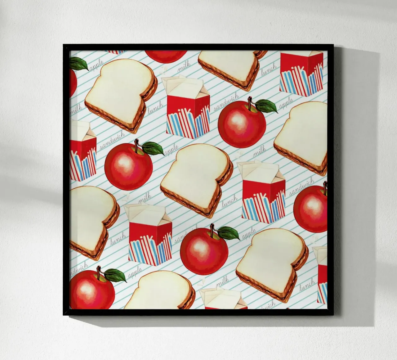 Lunch Patterns Lunch Ruled poster da Kelly Gilleran