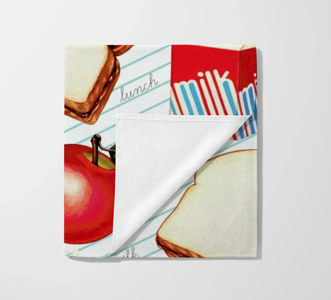 Lunch Patterns Lunch Ruled telo mare da Kelly Gilleran