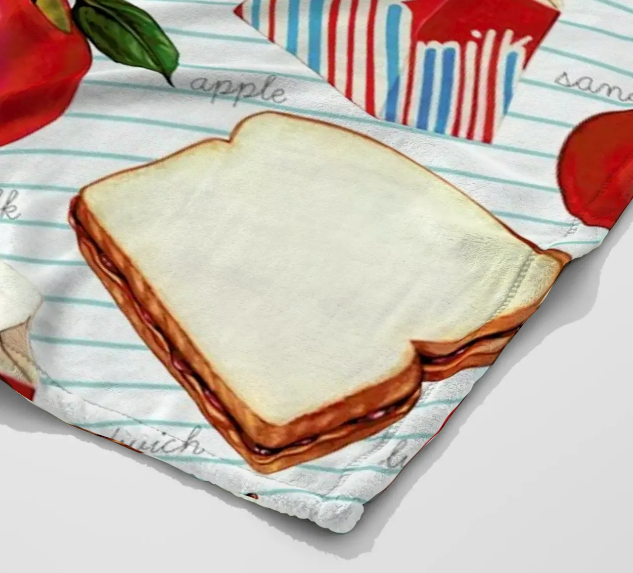 Lunch Patterns Lunch Ruled coperta in pile da Kelly Gilleran