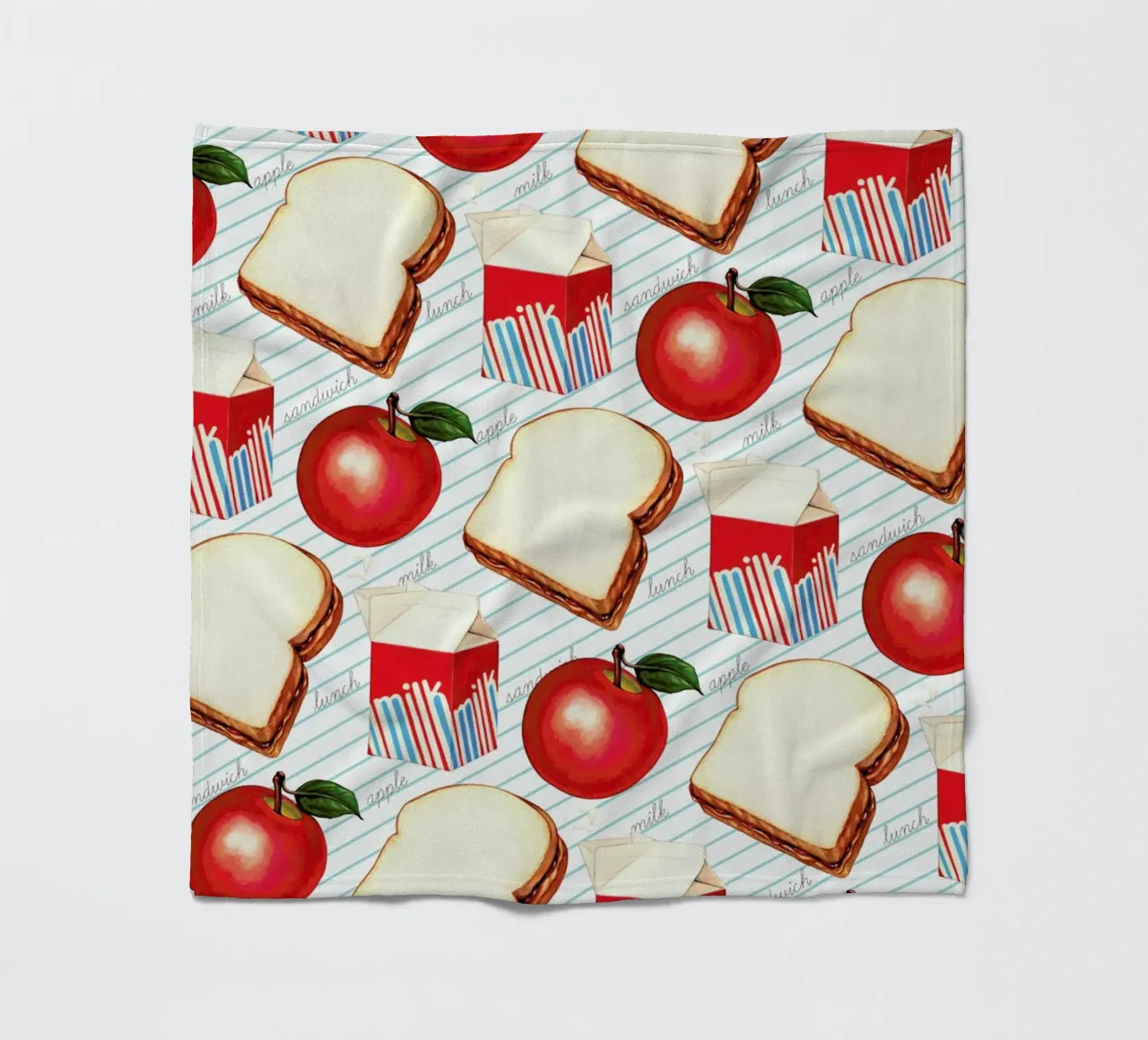 Lunch Patterns Lunch Ruled coperta in pile da Kelly Gilleran