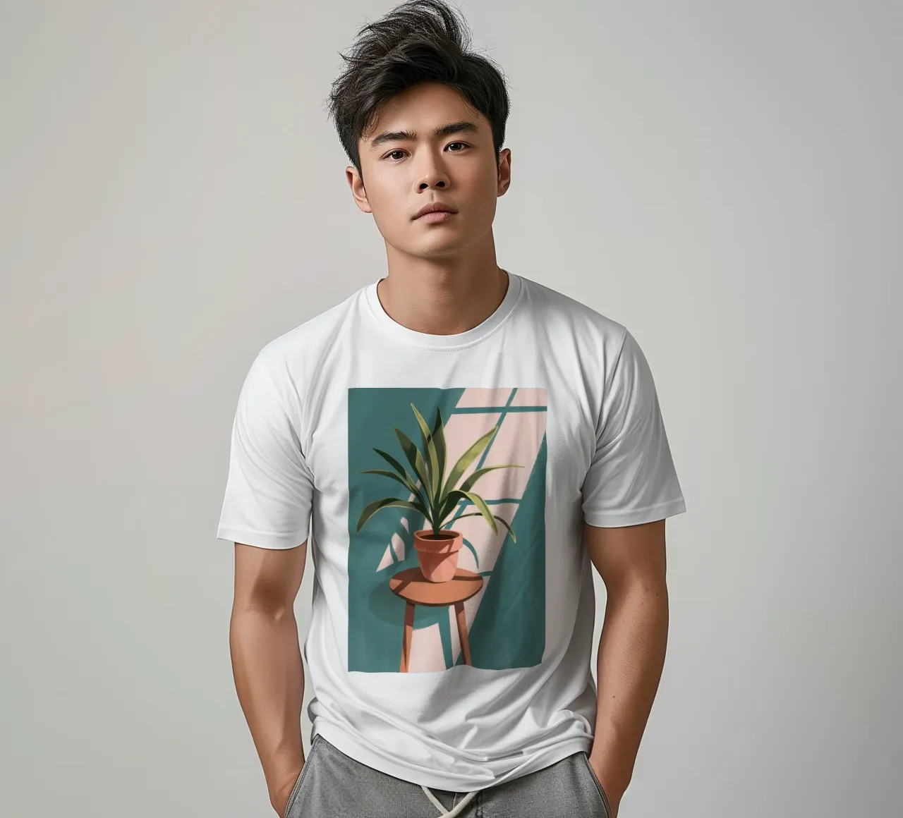 Bellezza botanica serena t-shirt da Veiled Canvas