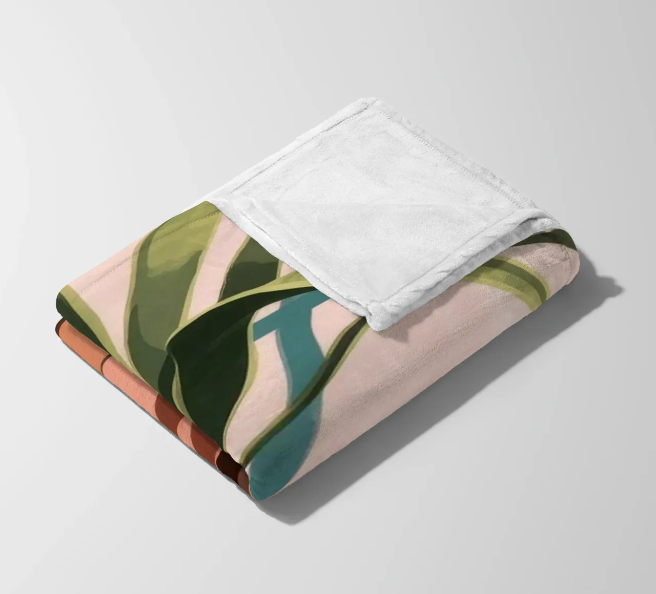Bellezza botanica serena coperta in pile da Veiled Canvas