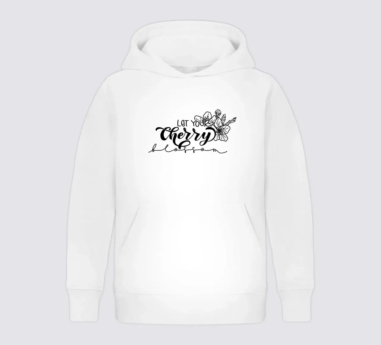 Let your Cherry blossom felpa bambino con cappuccio da Miris bunte Modewelt