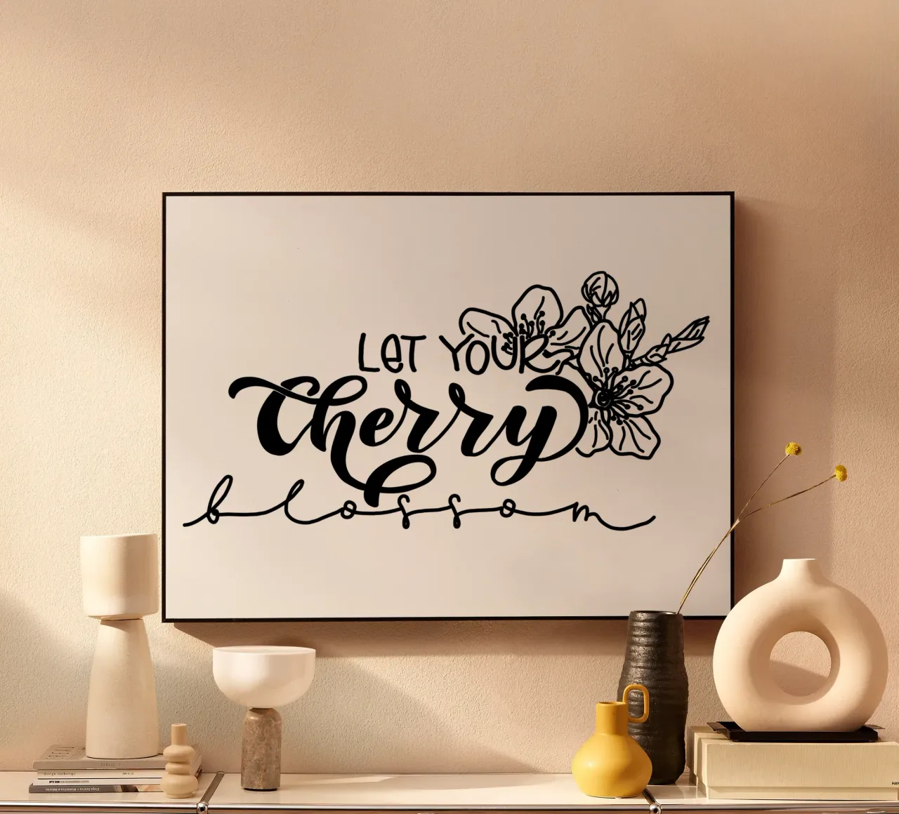 Let your Cherry blossom plexiglass da Miris bunte Modewelt