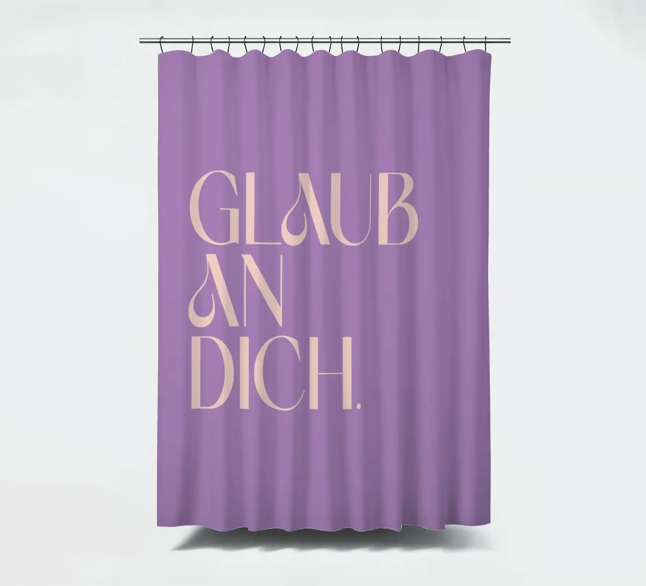 Glaub an dich tenda da doccia da BAINAI QUOTES