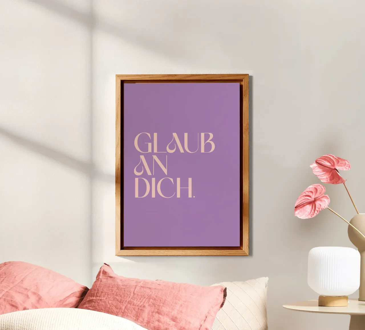 Glaub an dich alluminio dibond da BAINAI QUOTES